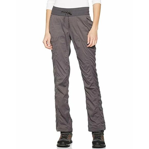 The North Face Aphrodite 2.0 HD Pants Women's Size Small Gray Straight Leg Hike - Picture 1 of 16